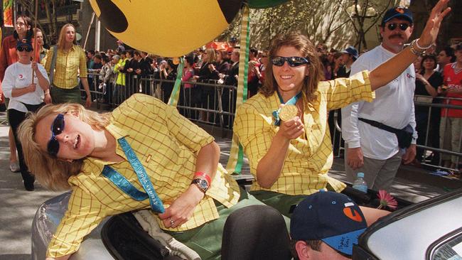 Kerri Potharst and Natalie Cook capitalised on their gold medals.