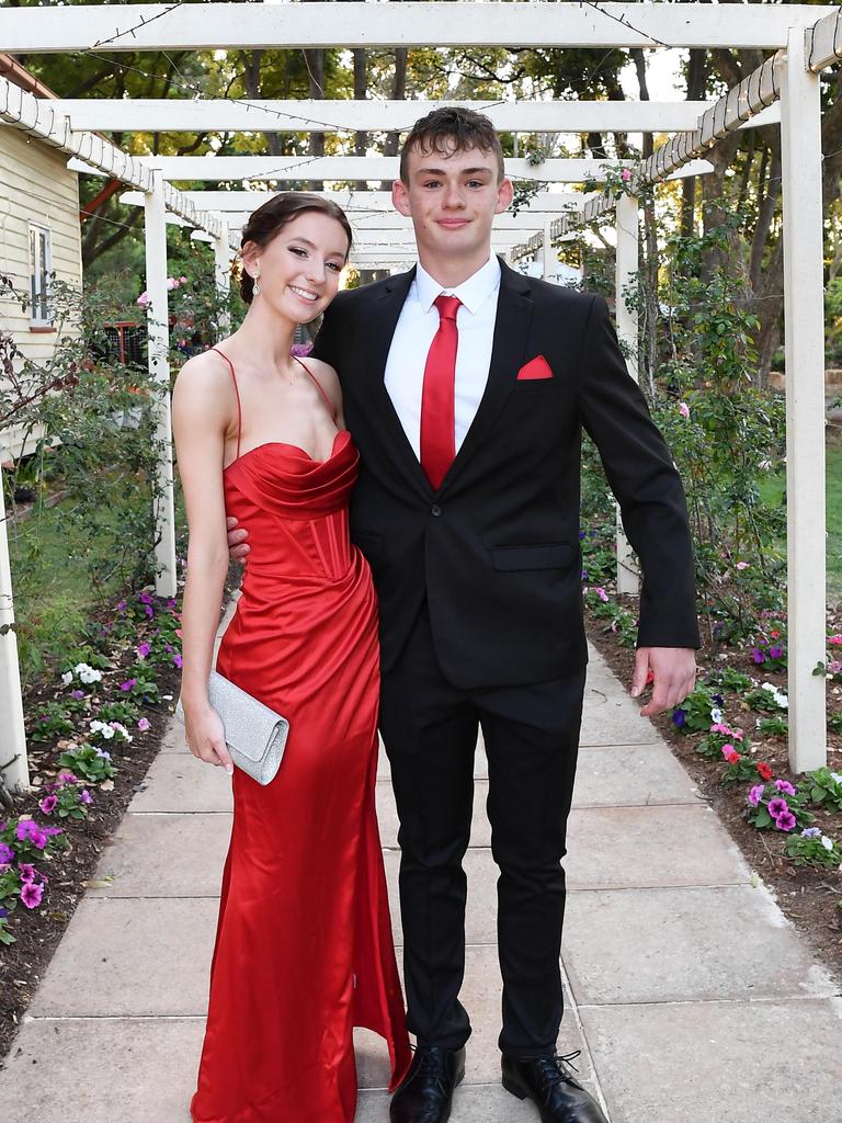 Sophie Bridger and Blaze Muir at Glennie School Formal. Picture: Patrick Woods.