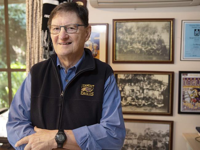 Vermont administrator Lee Bidstrup at his home office. Picture: Ellen Smith