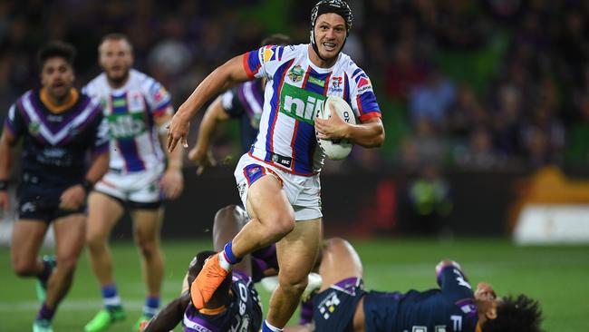 Ponga leaving his rivals in his wake. (AAP Image/Julian Smith)