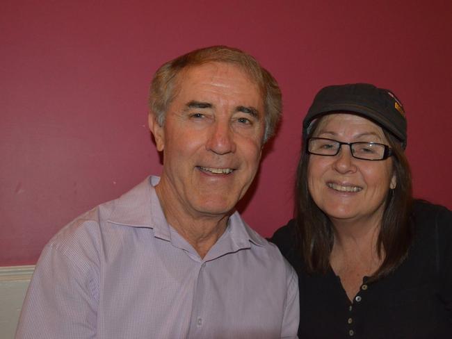 Bill Ensor and Anitta Saunders from Toowoomba did an impromptu performance of the lindy hop at the Saturday Jazz Lounge as part of Jumpers and Jazz in July in Warwick.