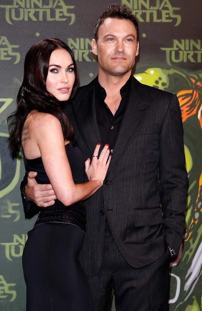 Megan Fox and Brian Austin Green. Picture: Andreas Rentz/Getty Images