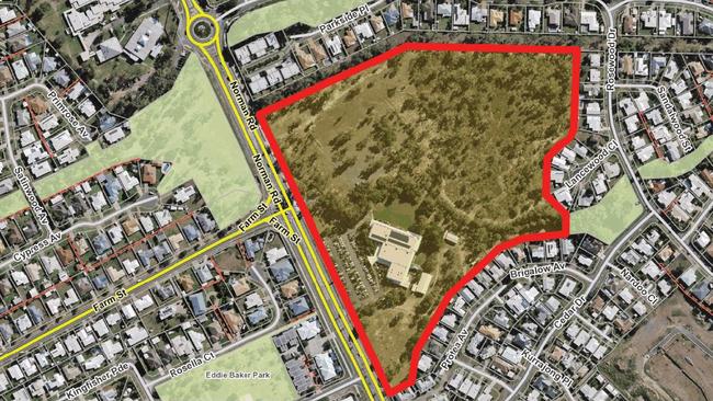 The vacant land is owned by the Rockhampton Baptist Tabernacle.