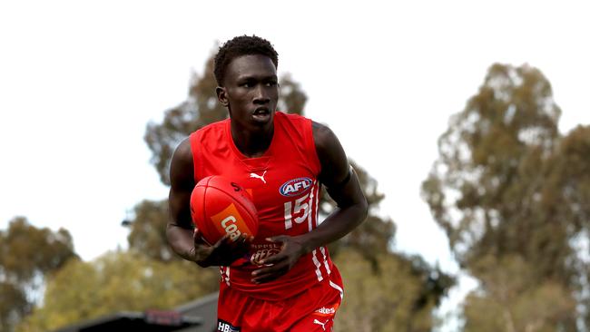 Tew Jiath is a member of Hawthorn’s Next Generation Academy. Picture: Getty Images