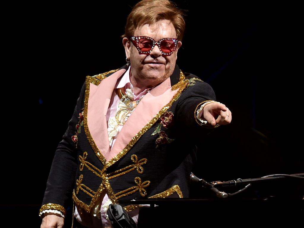 Elton John was duped by the pranksters. Picture: Evan Morgan