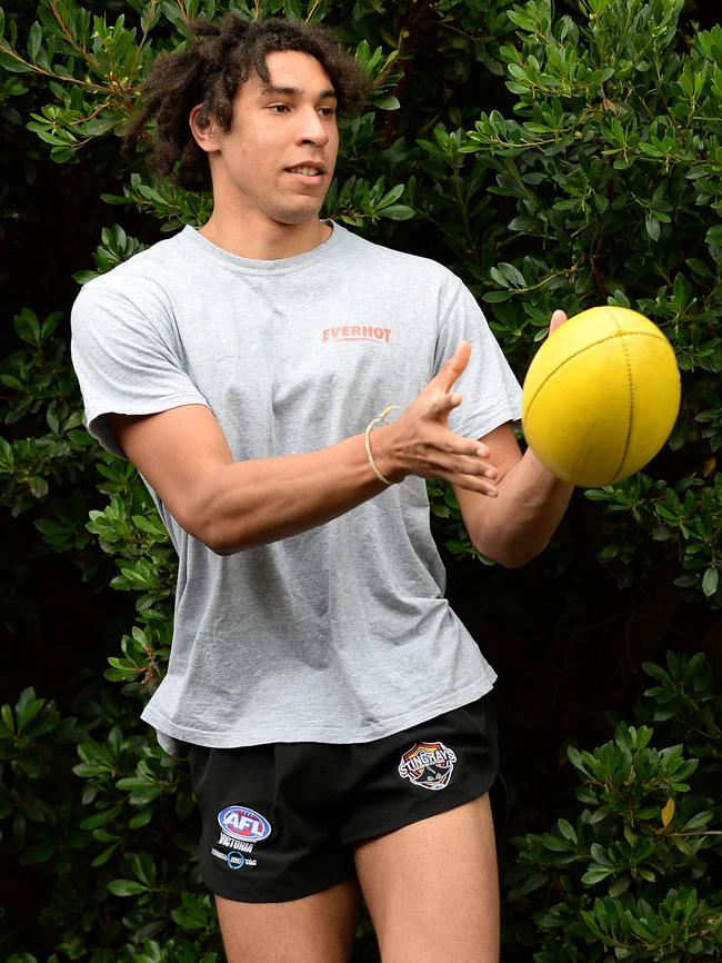 Adelaide could take a punt on Aiden Bonar. Picture: Lawrence Pinder