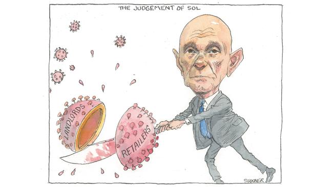 Premier Investments chairman Solomon Lew. Illustration: John Spooner