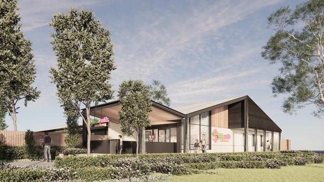 Artist impression – proposed 125 place childcare centre at Wyee in Lake Macquarie. Credit: North Perspective