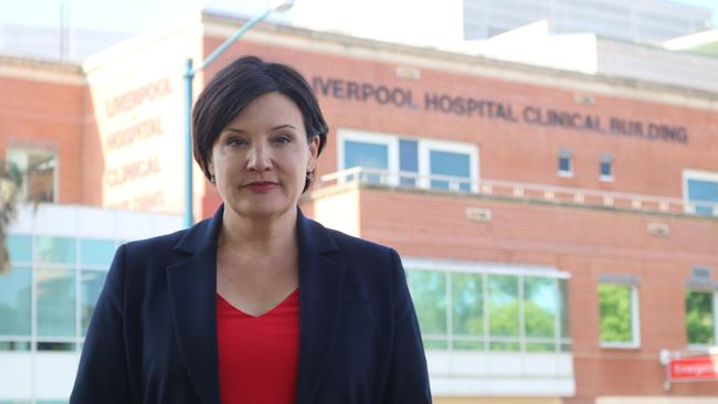 Opposition Leader Jodi McKay is calling for the NSW Government to fast track Liverpool and Bankstown-Lidcombe Hospital redevelopments. Picture: Jake McCallum.