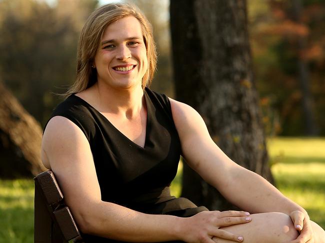 DAILY TELEGRAPH SPECIAL -  Hannah Mouncey, the Former captain of ACTÕs menÕs handball team has failed to cross the first hurdle of playing for the ACT as a woman. Picture Kym Smith