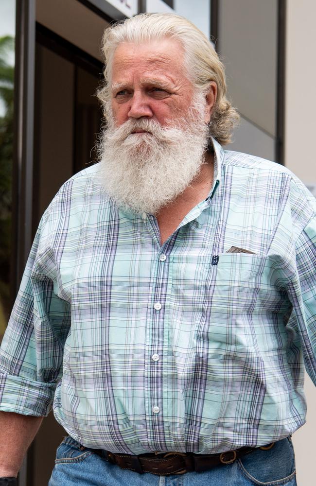 Darwin contractor Craig Williams outside the Darwin Local Court where he stands charged with industrial manslaughter over the death of a construction worker in April 2020. Picture: Pema Tamang Pakhrin