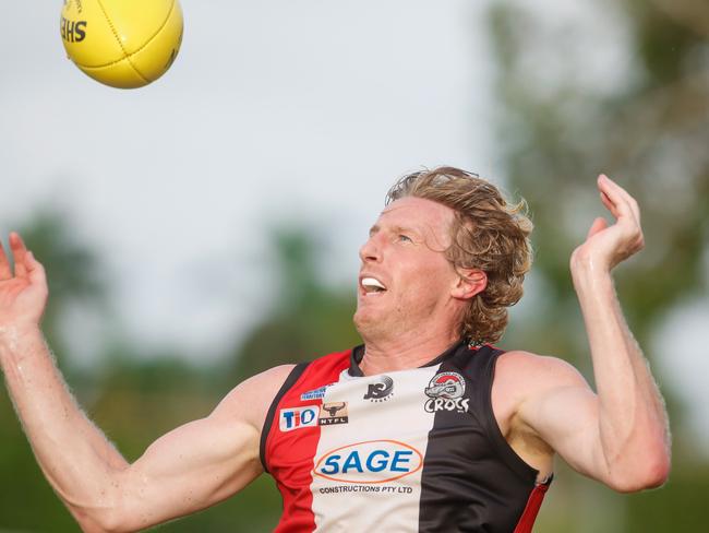 Ed Barlow as Southern Districts take out the first Preliminary final over Buffs in the mens Premier League.Picture GLENN CAMPBELL