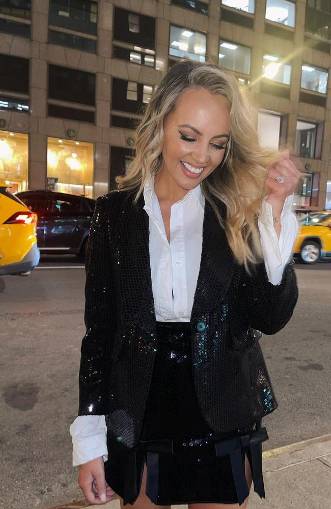 Samantha Jade in the New York Blazer.