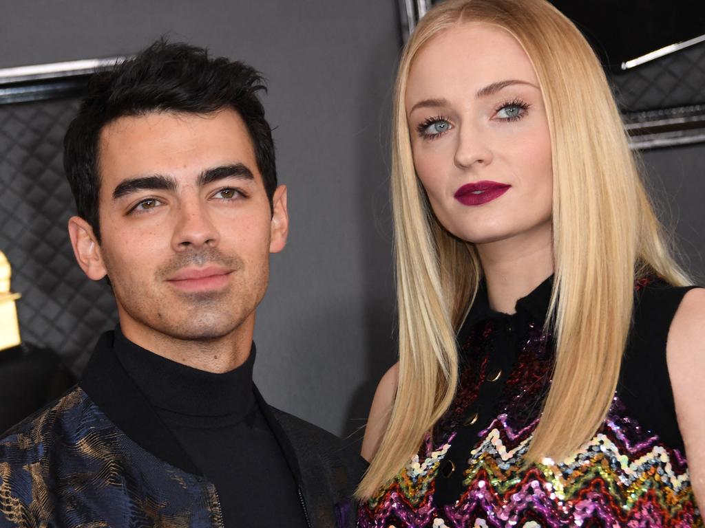 Joe Jonas and Sophie Turner have reached a temporary custody arrangement. Picture: VALERIE MACON / AFP