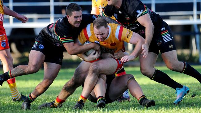 Sawtell Panthers vs Coffs Harbour Comets in round five of the 2024 Group 2 Rugby League competition at Rex Hardaker Oval on May 19, 2024. Picture: Leigh Jensen