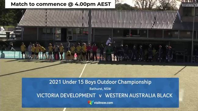 REPLAY: National U15's Boys Hockey Championships - WA Black vs VIC Development