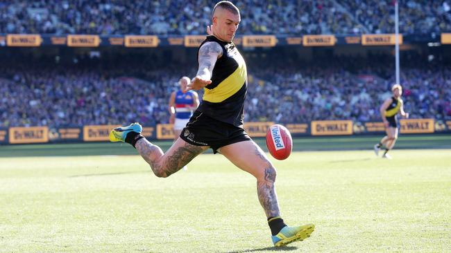 Can Dustin Martin repeat his epic 2017 finals series? Picture: Michael Klein