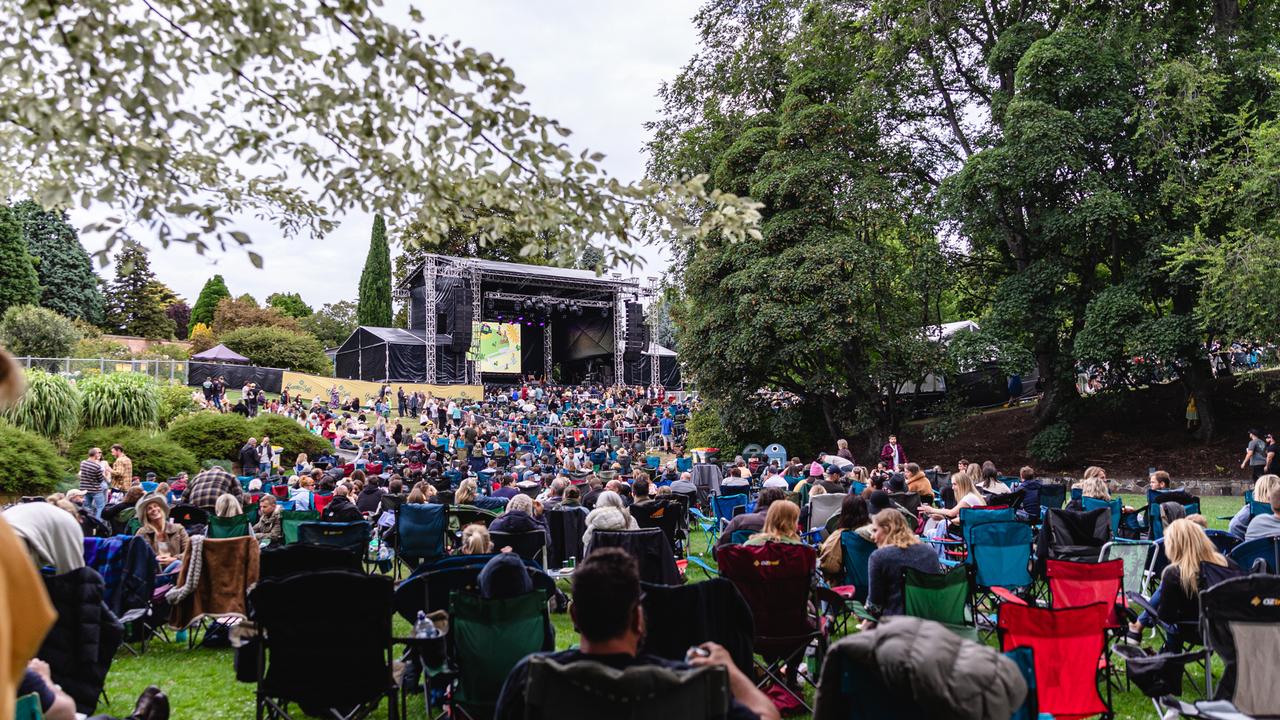 SummerSalt Festival at the Royal Botanical Gardens, Hobart. Picture: Linda Higginson