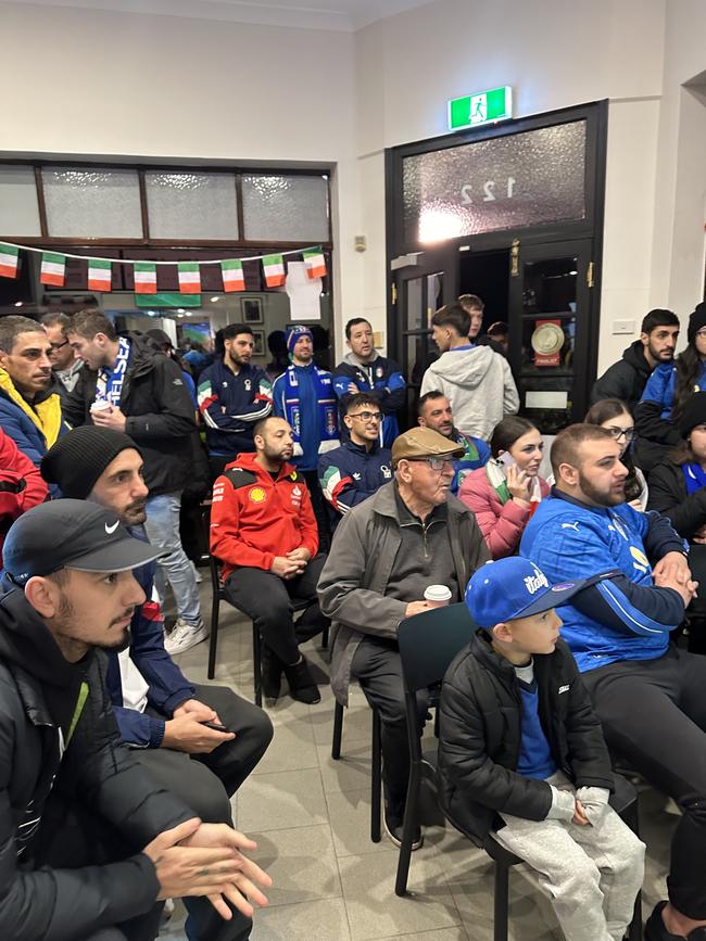 Soccer fans up before the sun to watch the European Champions League at Dom Panino in Leichhardt. Photo: Supplied