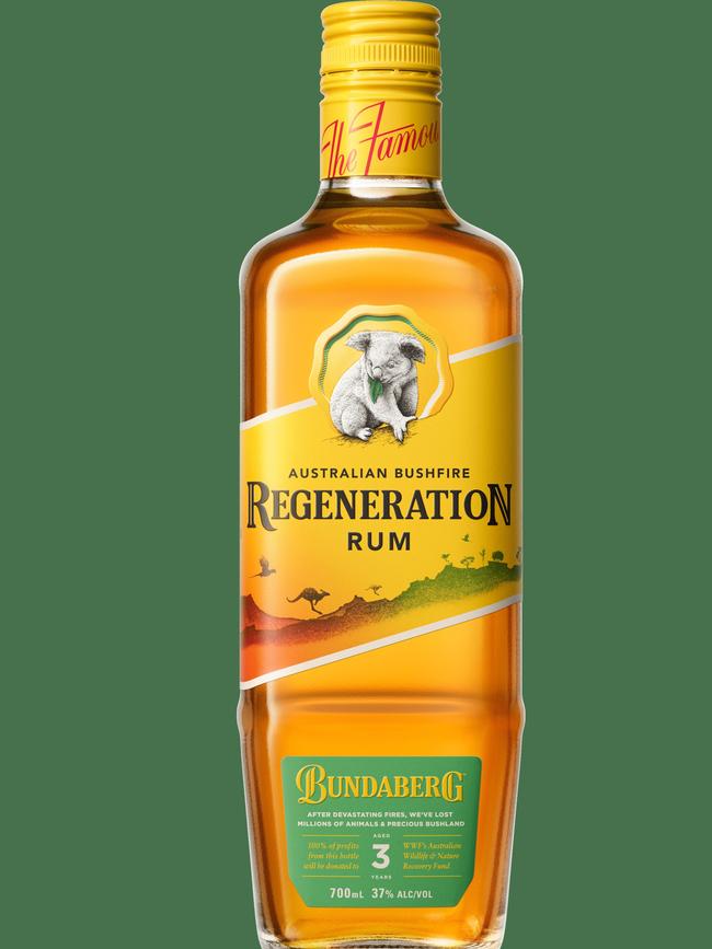 NEW LABEL: The Bundaberg Australian Bushfire Regeneration Rum