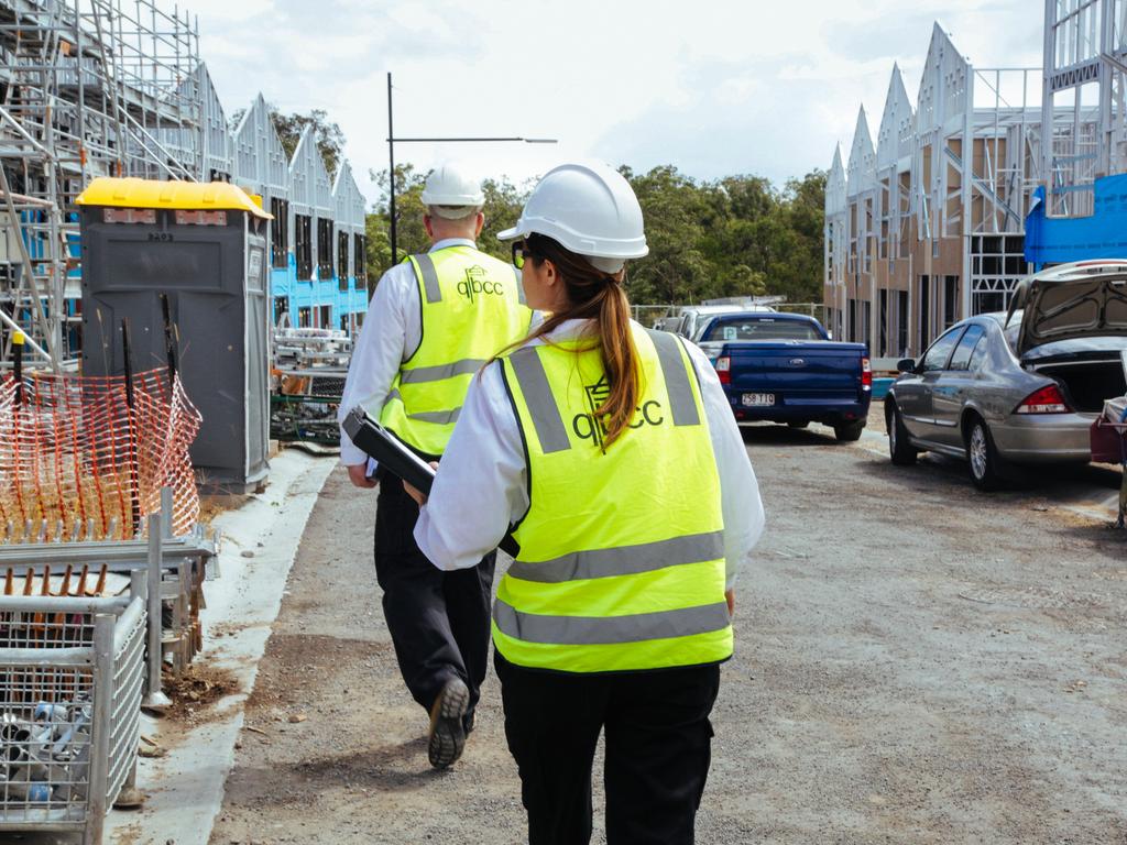 QBCC inspectors will be out in force to check the credentials of builders working on flood-affected homes. Picture: Supplied