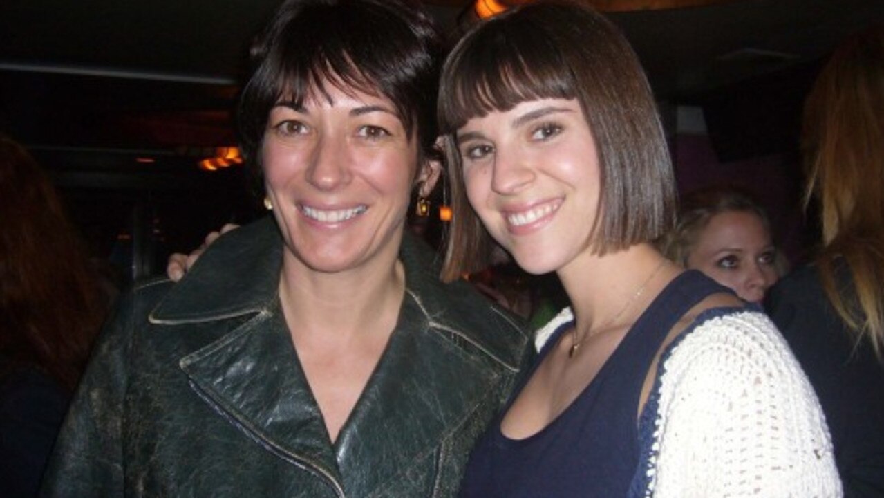 Maxwell with Jeffrey Epstein’s personal assistant, Sarah Kellen. Picture: Supplied.