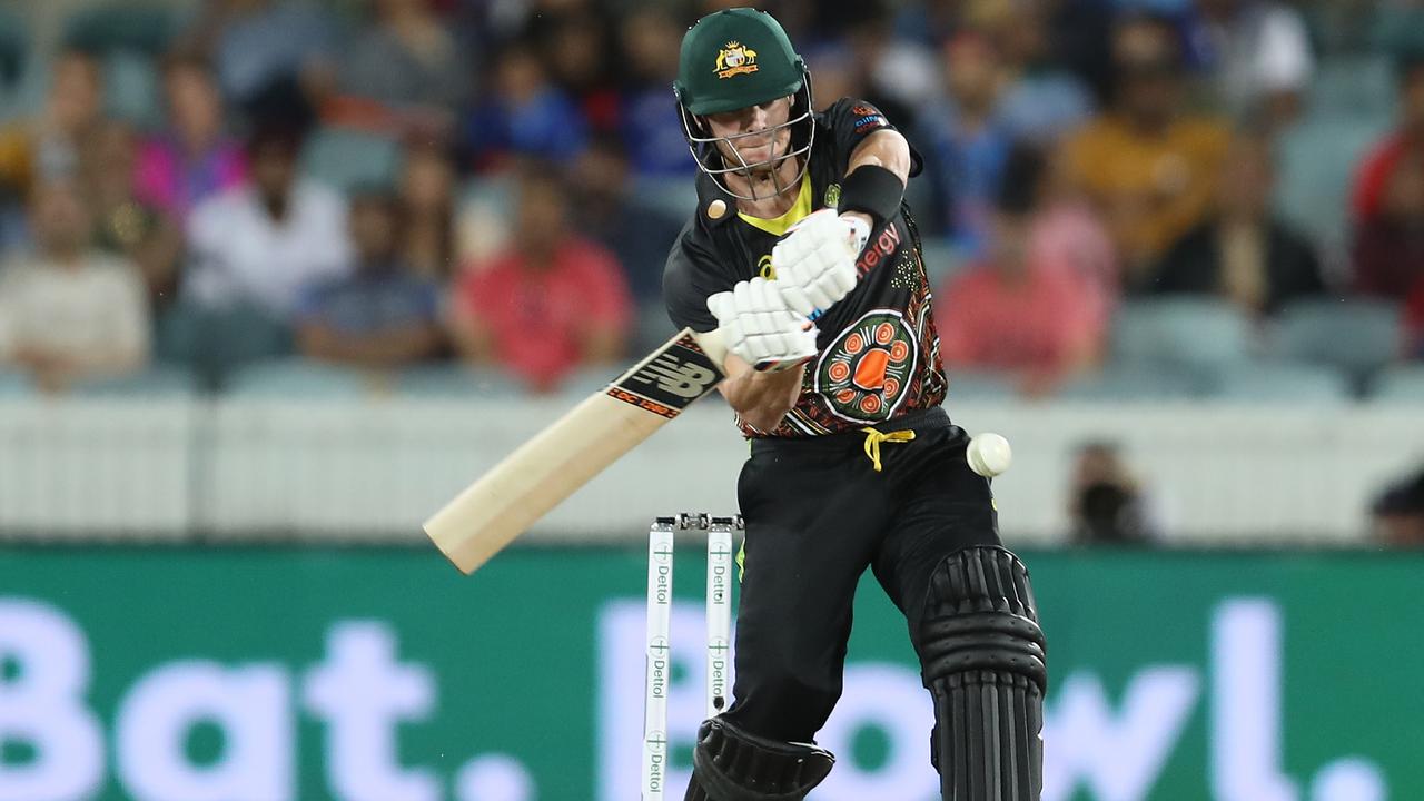 Steve Smith was overlooked to captain the Aussies in the second T20. Picture: Getty Images