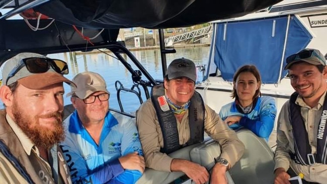 The team of rangers from the Queensland Parks and Wildlife Service and researchers from James Cook University have been carrying out regular surveys since the floods to monitor changes to the marine parkâ&#128;&#153;s seagrass meadows.