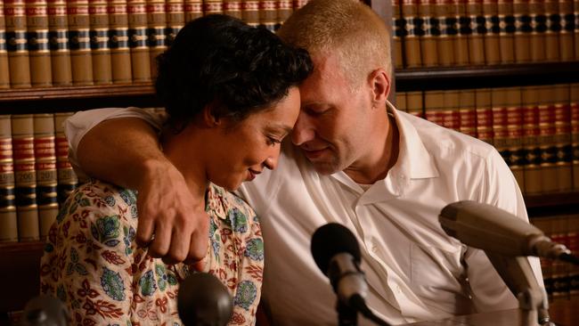 Ruth Negga and Joel Edgerton in Loving.