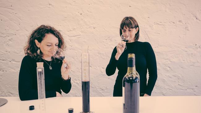 Wynns winemakers Sarah Pidgeon and Sue Hodder.