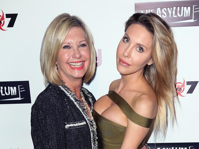 Olivia Newton-John with her daughter Chloe Lattanzi. Picture: David Livingston/Getty Images