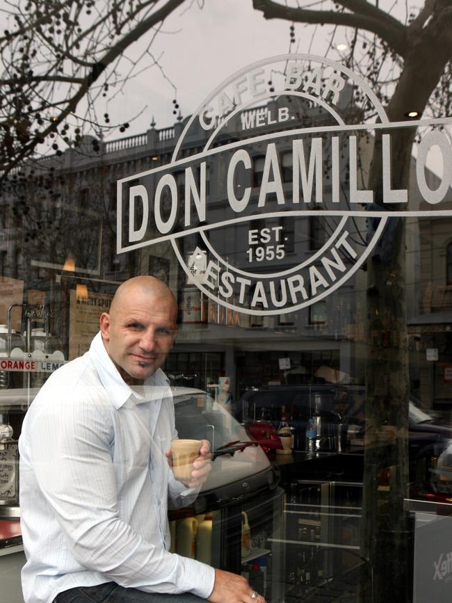 Sam Greco at his Don Camillo restaurant.