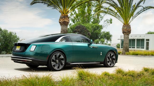 The new EV Rolls Royce Spectre.