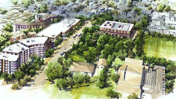 Artist impressions of a controversial health hub plan earmarked for 679-685 Old Northern Road, Dural