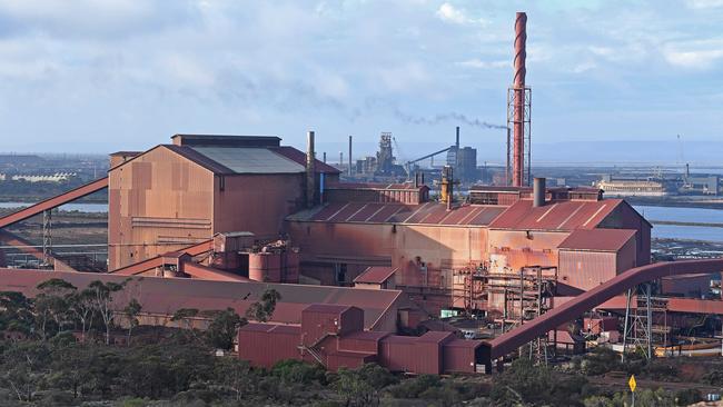 Whyalla is heavily reliant on the steelworks for employment. Picture: Tom Huntley