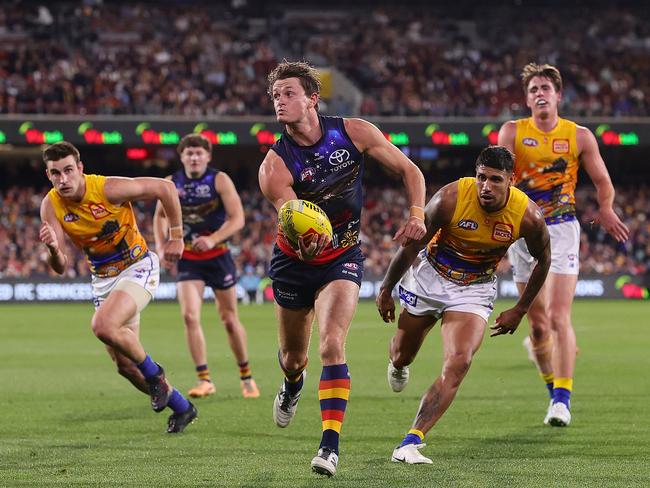 Matt Crouch is a chance to play in round 20. Picture: Sarah Reed/AFL Photos via Getty Images