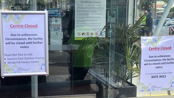 Ascot Vale Leisure Centre was closed in early March following a sewage issue.