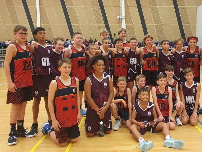 The 2023 SA U12 boys netball team has been nominated for a School Sports Award. Picture: Supplied