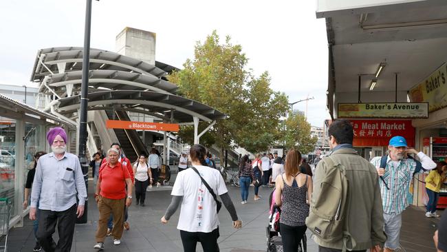 Blacktown has emerged as a hotspot for local COVID-19 cases. Picture: Angelo Velardo