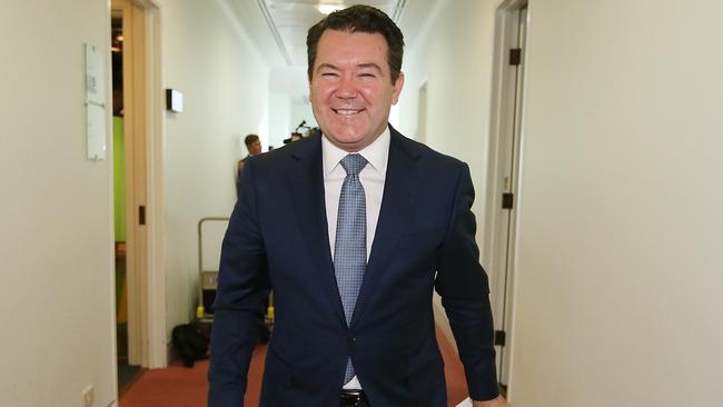 Senator Dean Smith at Parliament House in Canberra. Picture: Kym Smith.