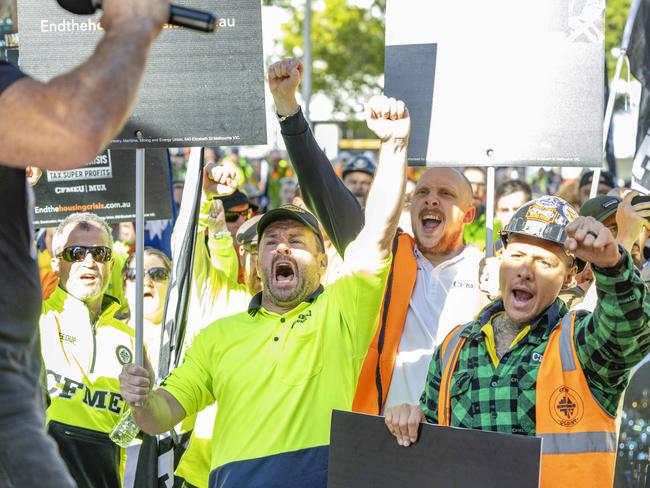 Covid prompted action from the CFMEU.