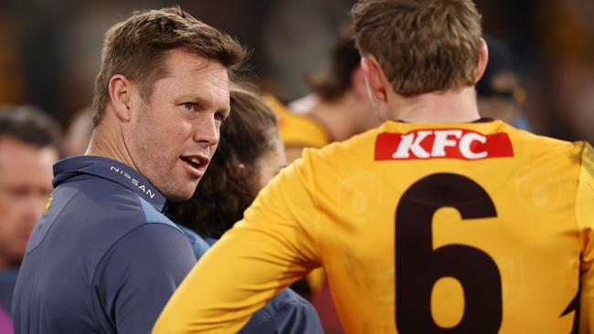 The Hawks have impressed this year under Sam Mitchell Picture: Michael Klein.