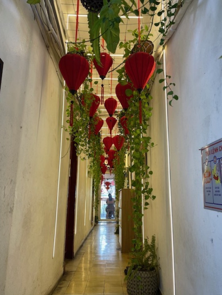 Another hallway of one of the Cafe Apartments. Picture: News.com.au