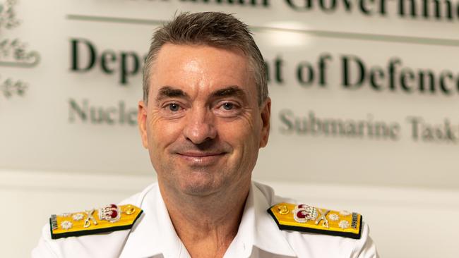 Chief of the Nuclear-Powered Submarine Taskforce Vice-Admiral Jonathan Mead in Canberra. Picture: NCA NewsWire / Gary Ramage