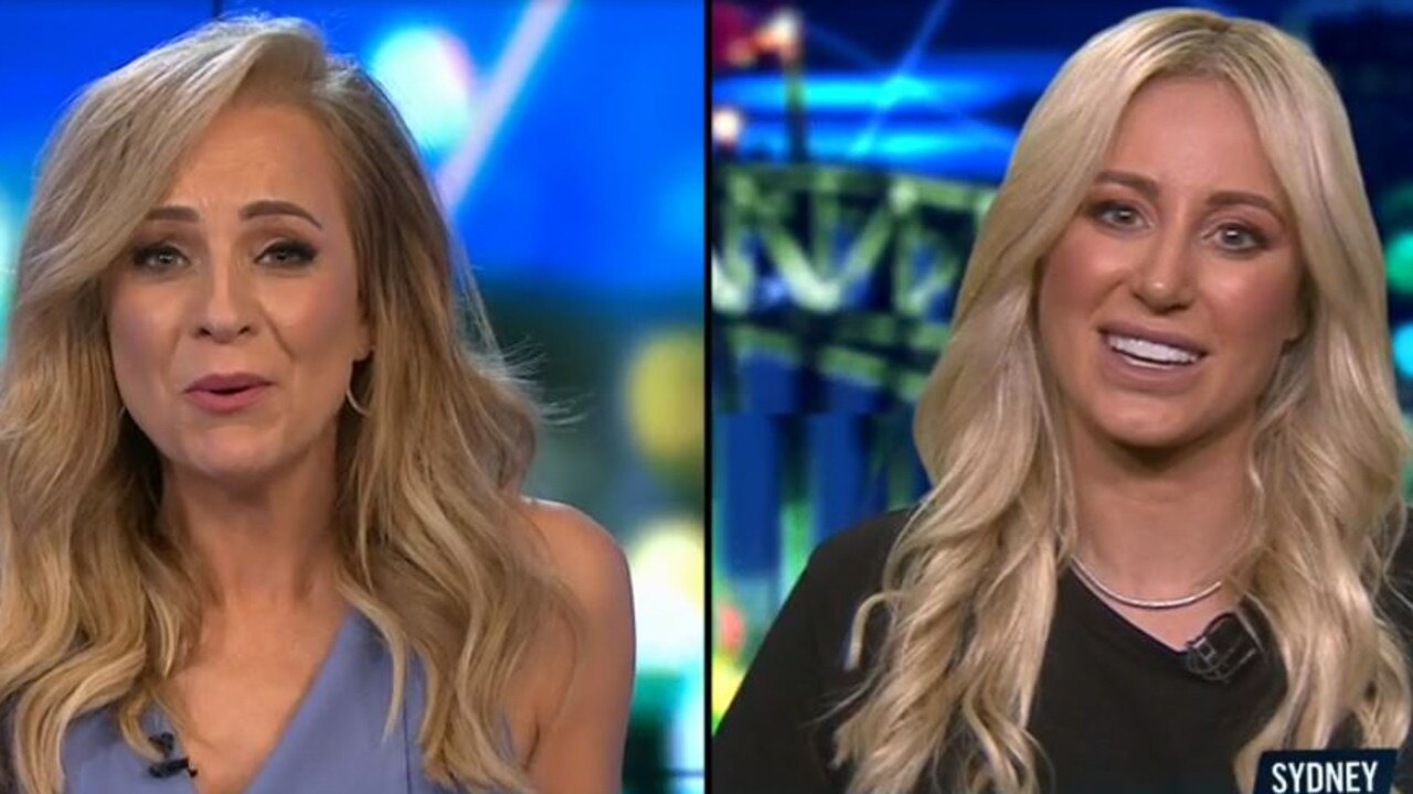 Roxy joked that the culprit looked a bit like Carrie Bickmore. Picture: Channel 10.