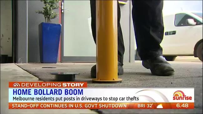 Melbourne residents installing bollards to prevent theft