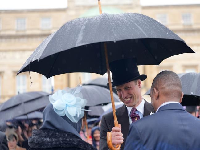 William was all smiles at the Sovereign's Garden Party at Buckingham Palace on May 21, 2024 in London, England. Picture: Yui Mok-WPA Pool/Getty Images