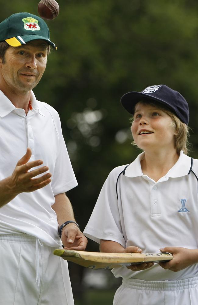 Jan and Will Pucovski in December, 2009.