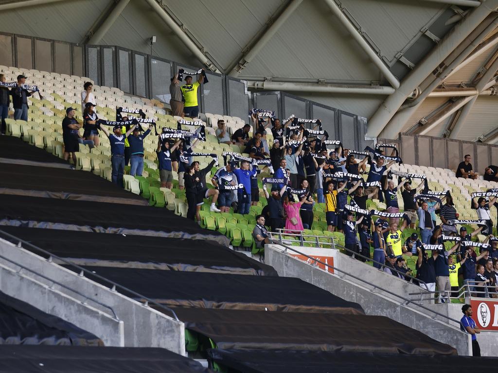 Attendances plummeted after the pitch invasion incident. Picture: Getty Images