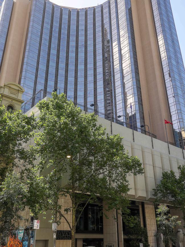 Melbourne’s Grand Hyatt Hotel. Picture: Ian Currie